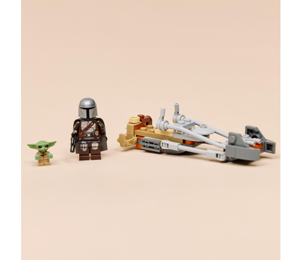 LEGO STAR WARS 75436 Śmigacz Mandalorianina i Grogu - 1473546 - zdjęcie 5